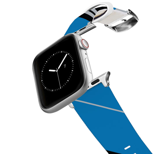 Detroit Football Color Block Team Spirit Apple Watch Band Apple Watch Band C4 BELTS