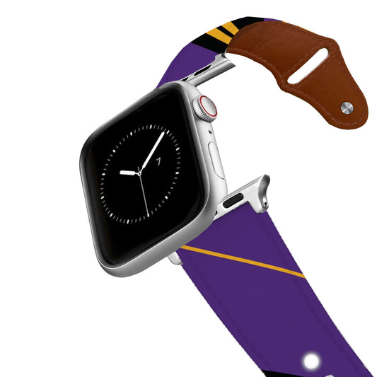 Los Angeles Lakers Color Block Gameday Leather Apple Watch Band Apple Watch Band - Leather C4 BELTS