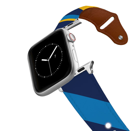Los Angeles Football Color Block Team Spirit Leather Apple Watch Band Apple Watch Band - Leather C4 BELTS