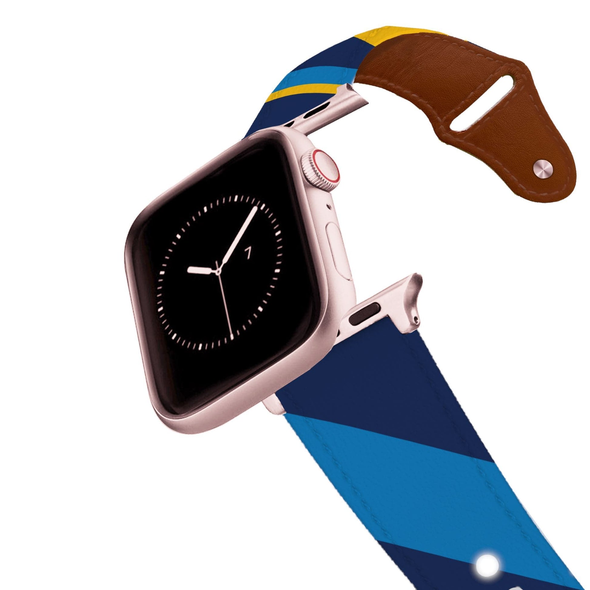 Los Angeles Football Color Block Team Spirit Leather Apple Watch Band Apple Watch Band - Leather C4 BELTS
