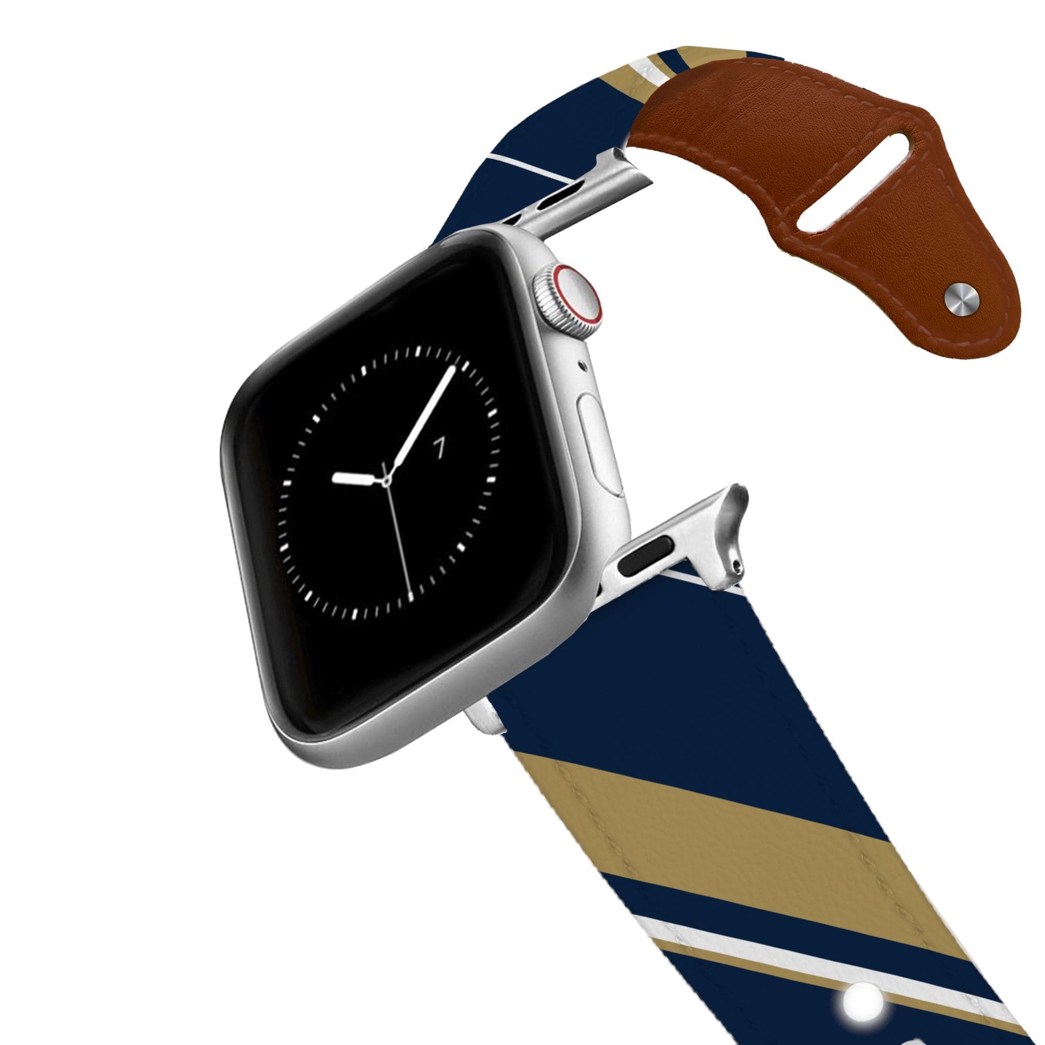 Los Angeles Rams Color Block Team Spirit Leather Apple Watch Band Apple Watch Band - Leather C4 BELTS