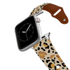 Leopard Shimmer Leather Apple Watch Band Apple Watch Band - Leather C4 BELTS