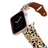 Leopard Shimmer Leather Apple Watch Band Apple Watch Band - Leather C4 BELTS