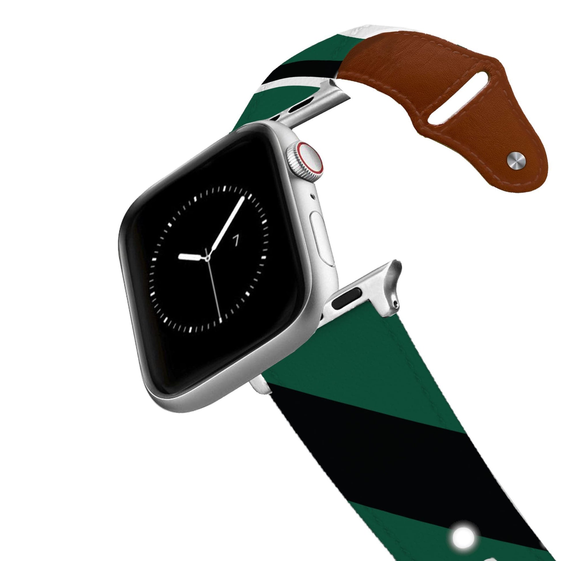 New York Football Color Block Team Spirit Leather Apple Watch Band Apple Watch Band - Leather C4 BELTS