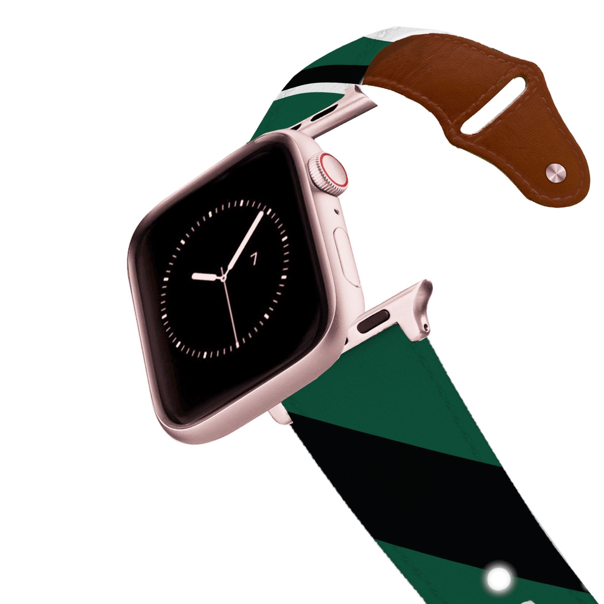 New York Football Color Block Team Spirit Leather Apple Watch Band Apple Watch Band - Leather C4 BELTS