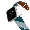 Load image into Gallery viewer, Philadelphia Football Color Block Team Spirit Leather Apple Watch Band Apple Watch Band - Leather C4 BELTS
