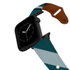 Philadelphia Football Color Block Team Spirit Leather Apple Watch Band Apple Watch Band - Leather C4 BELTS