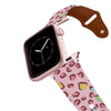 Pink Panther Leather Apple Watch Band Apple Watch Band - Leather C4 BELTS