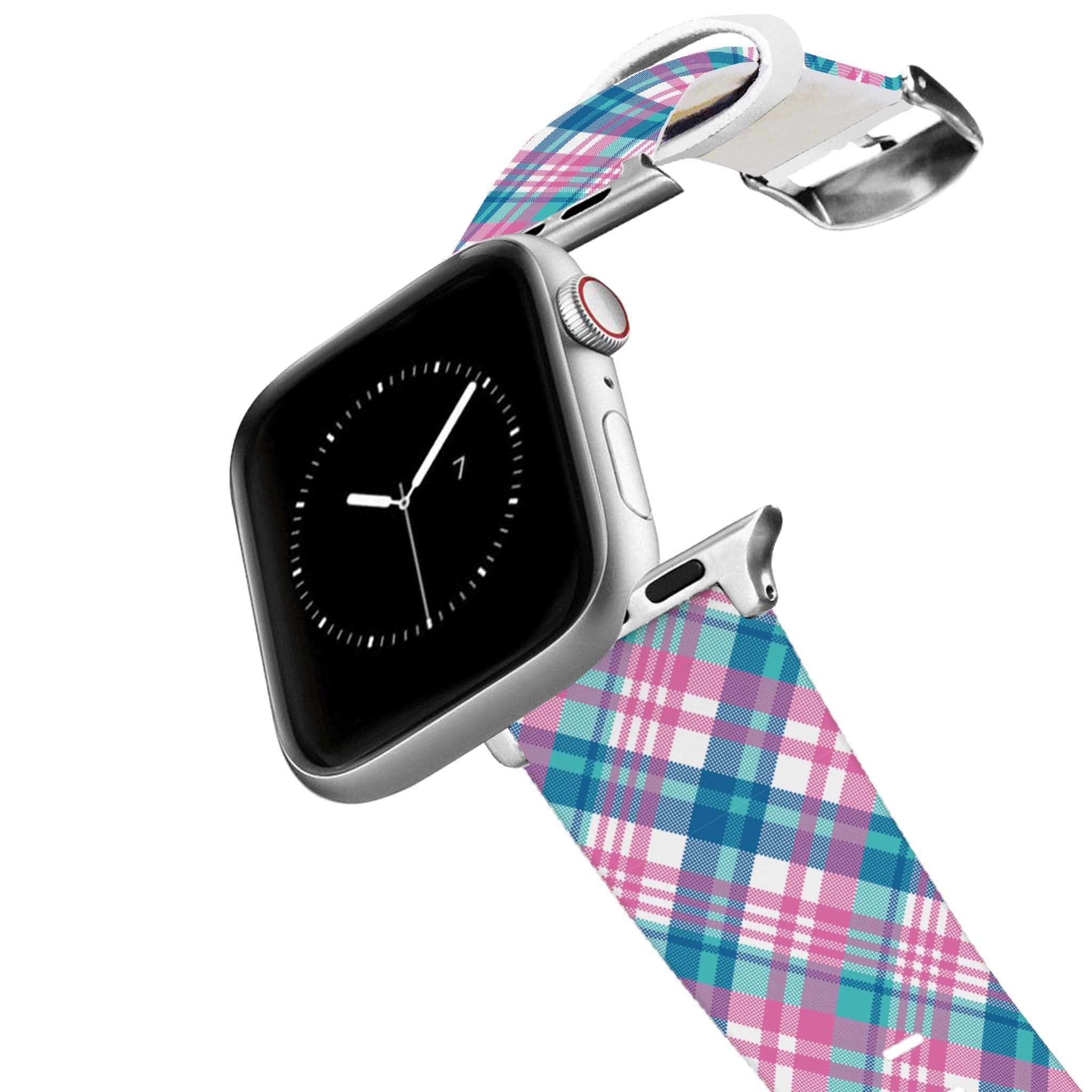 Pink Plaid Apple Watch Band Apple Watch Band C4 BELTS