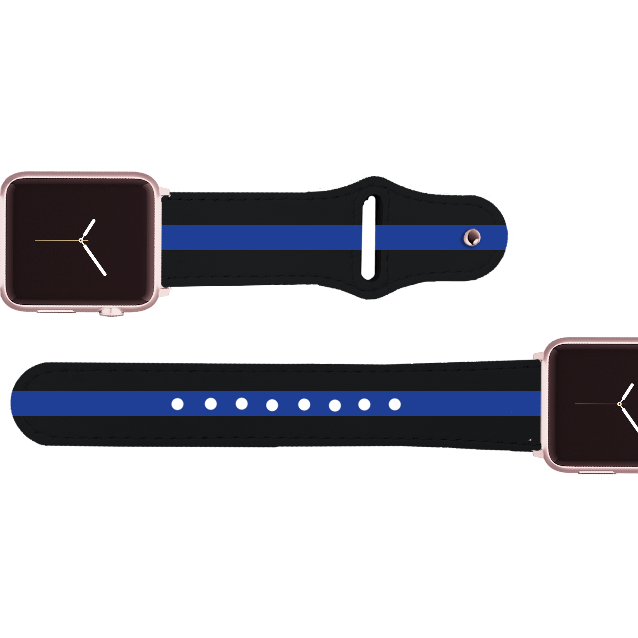 Thin blue line sales apple watch band