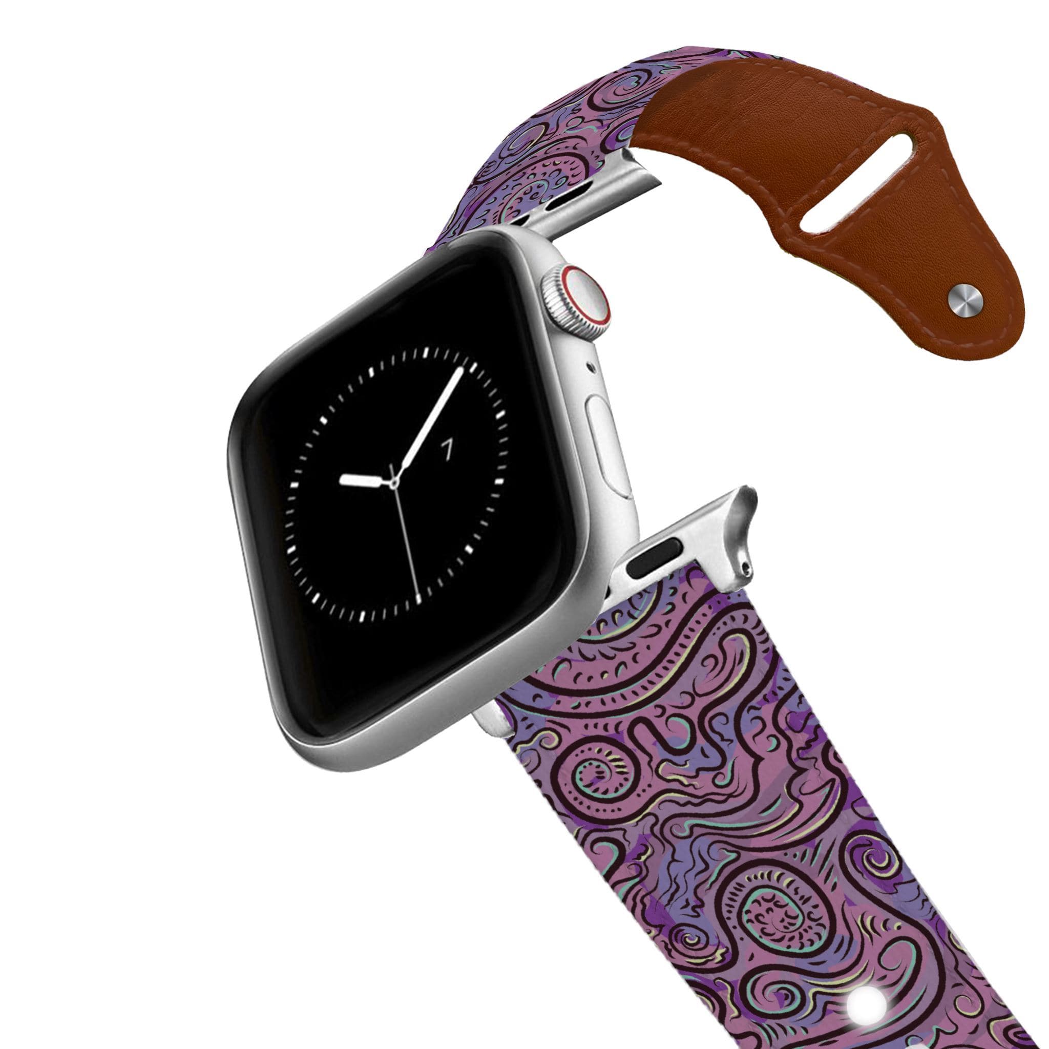 Purple Dream Leather Apple Watch Band Apple Watch Band - Leather C4 BELTS