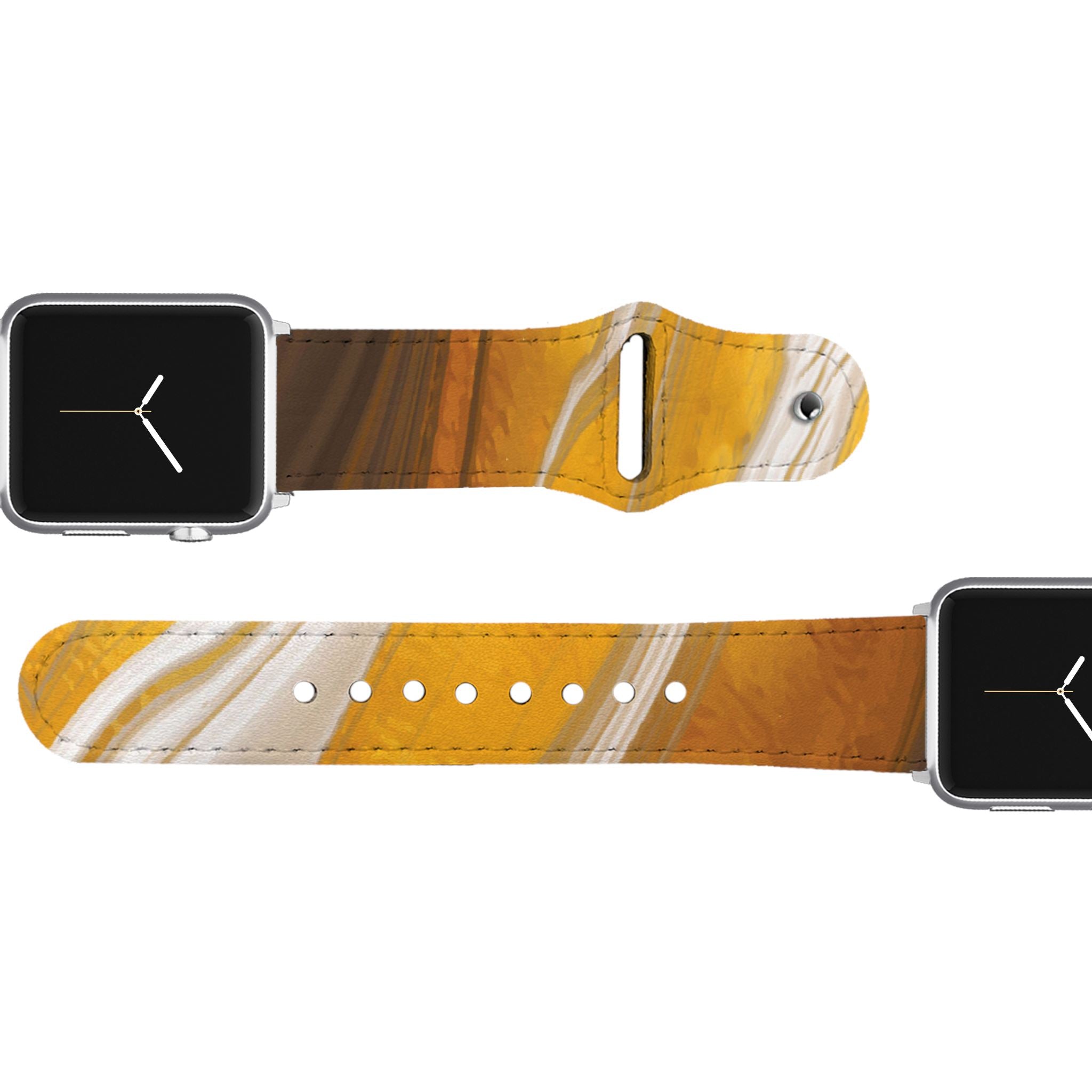 Resin Leather Apple Watch Band Apple Watch Band - Leather C4 BELTS