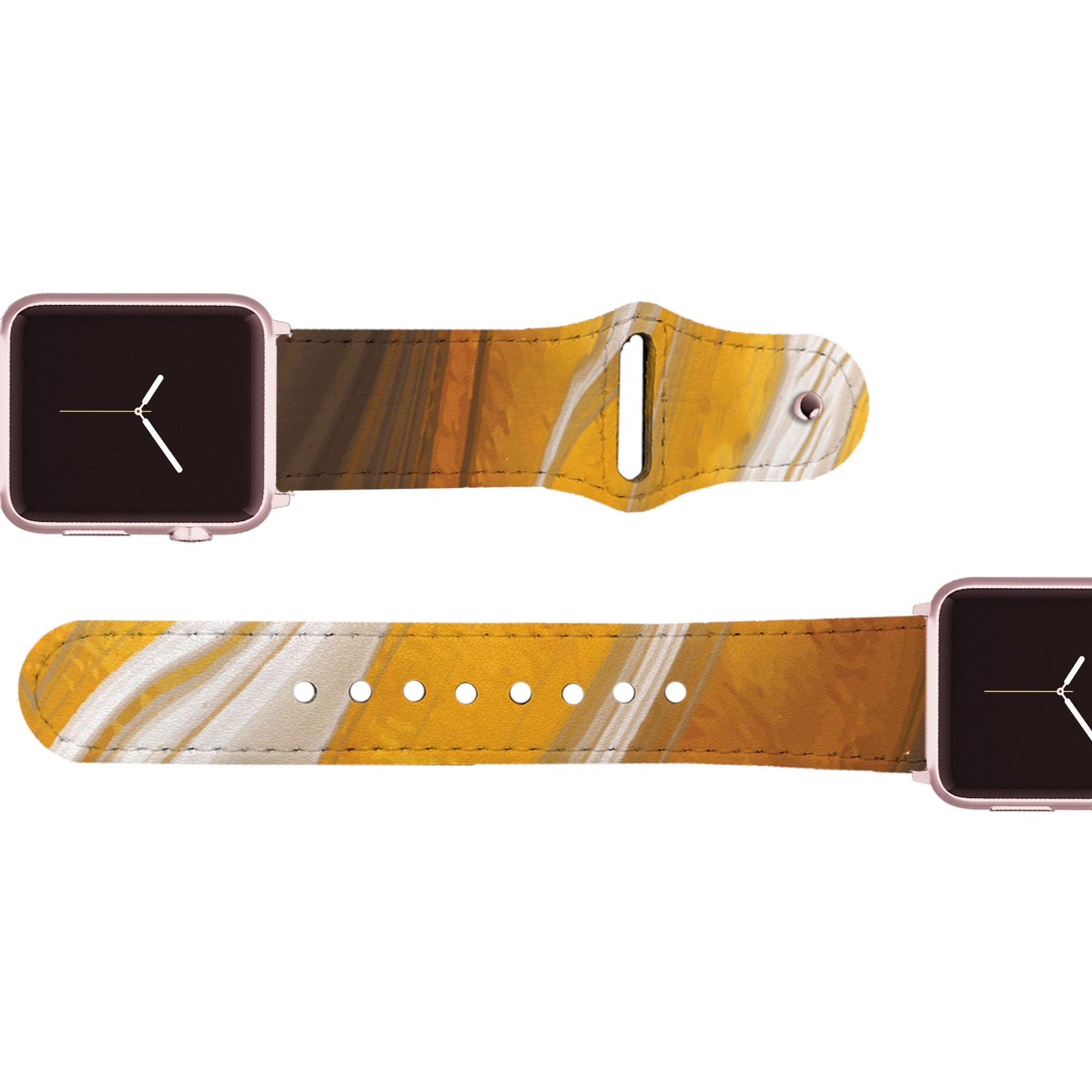 Resin Leather Apple Watch Band Apple Watch Band - Leather C4 BELTS