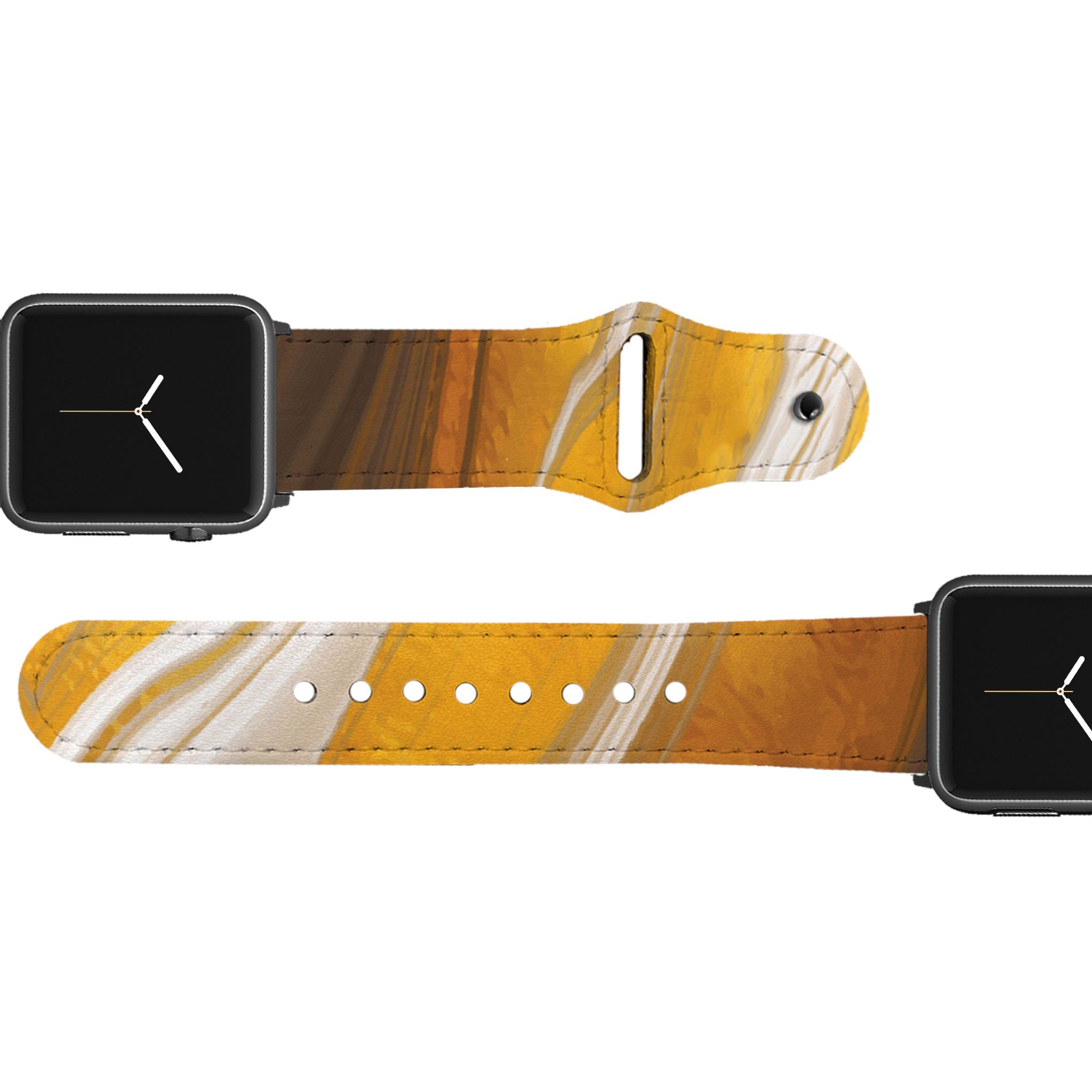 Resin Leather Apple Watch Band Apple Watch Band - Leather C4 BELTS