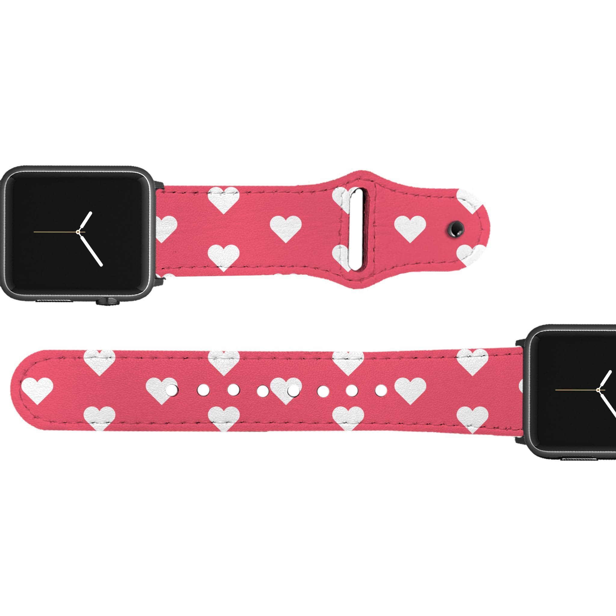 Sweethearts Leather Apple Watch Band Apple Watch Band - Leather C4 BELTS