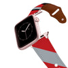 Tampa Bay Football Color Block Team Spirit Leather Apple Watch Band Apple Watch Band - Leather C4 BELTS
