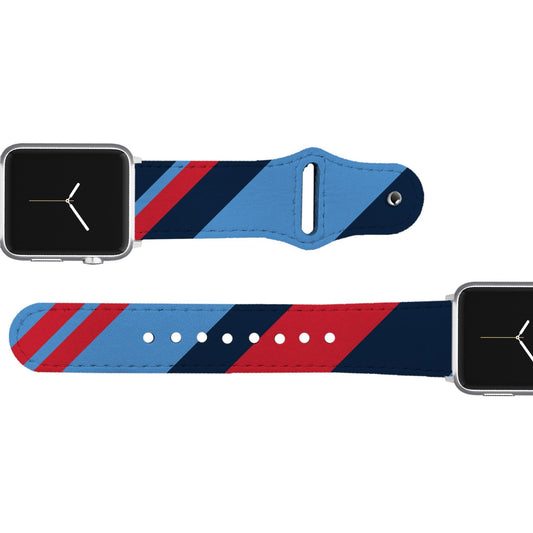 Tennessee Football Color Block Team Spirit Leather Apple Watch Band Apple Watch Band - Leather C4 BELTS