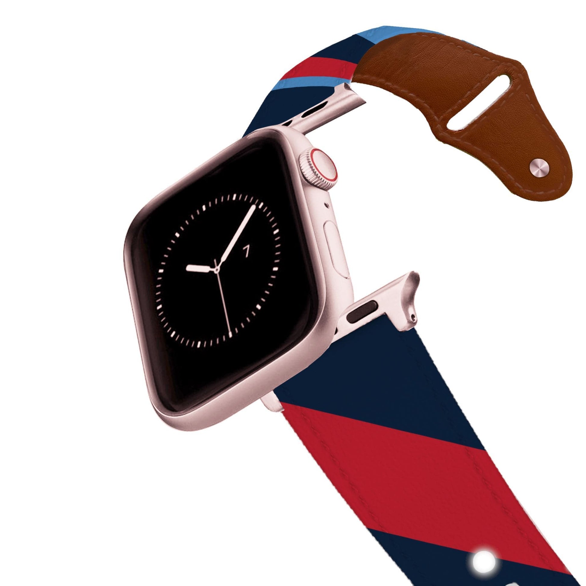 Tennessee Football Color Block Team Spirit Leather Apple Watch Band Apple Watch Band - Leather C4 BELTS