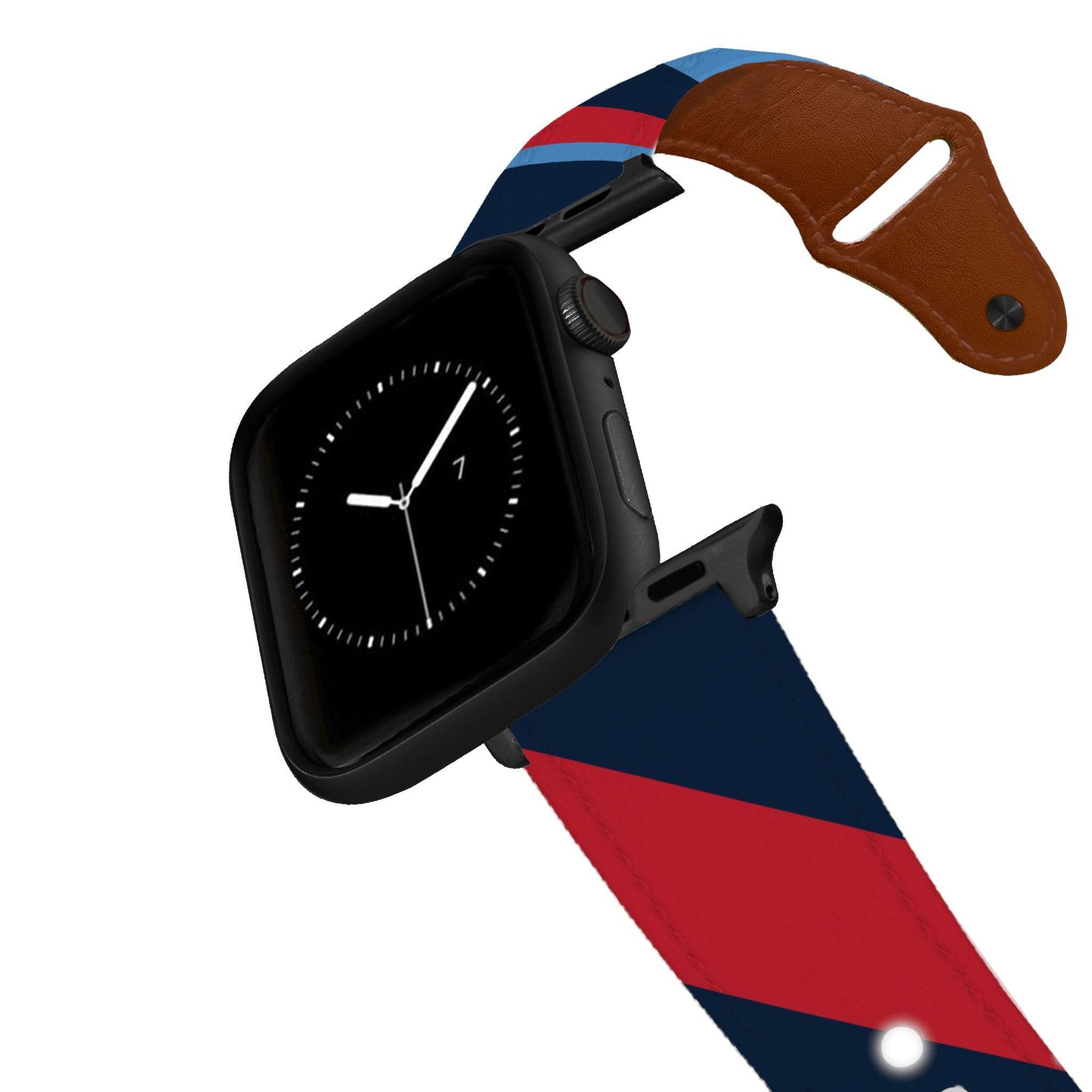 Tennessee Football Color Block Team Spirit Leather Apple Watch Band Apple Watch Band - Leather C4 BELTS