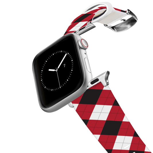 University of Georgia Argyle Team Spirit Apple Watch Band Apple Watch Band C4 BELTS