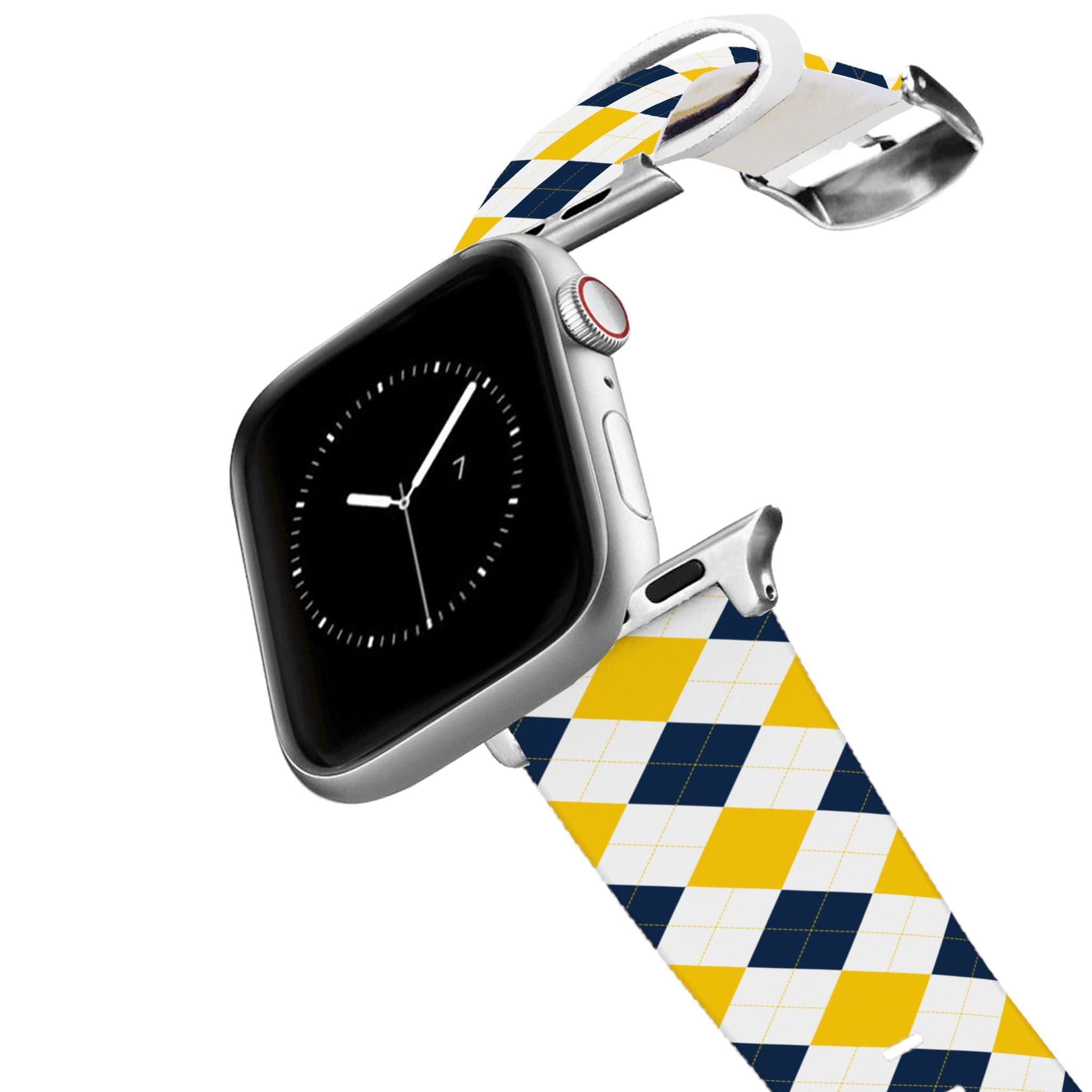 University of Michigan Argyle Team Spirit Apple Watch Band Apple Watch Band C4 BELTS