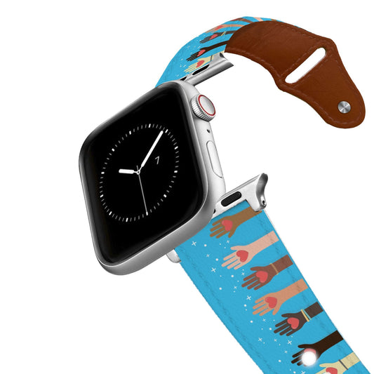 United We Stand Leather Apple Watch Band Apple Watch Band - Leather C4 BELTS