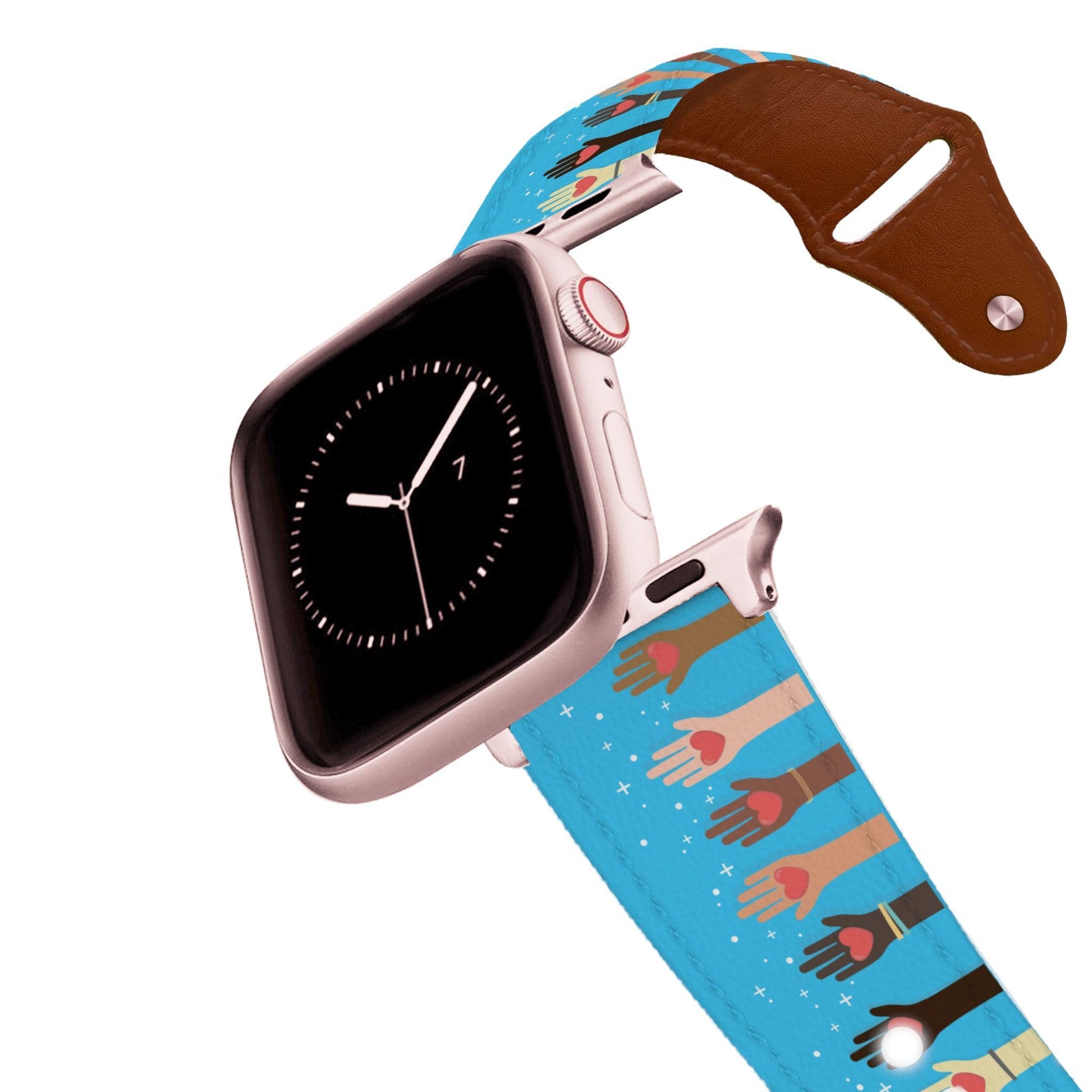 United We Stand Leather Apple Watch Band Apple Watch Band - Leather C4 BELTS