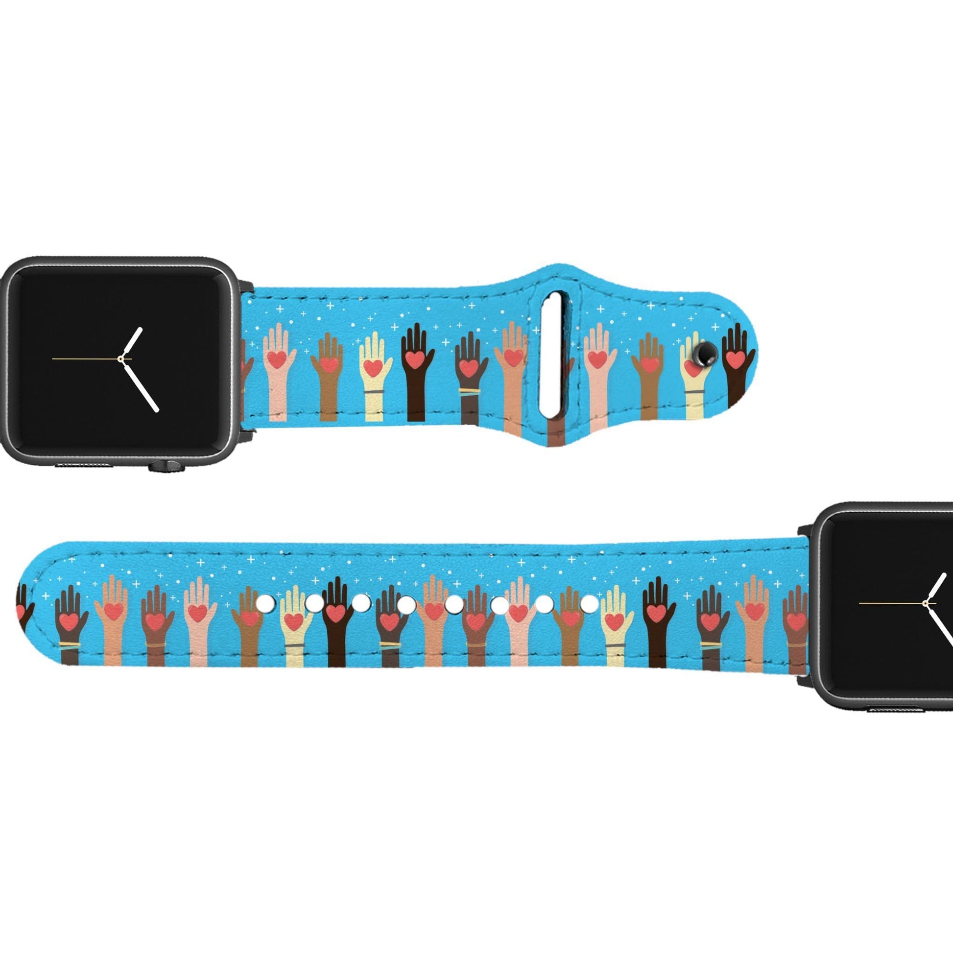 United We Stand Leather Apple Watch Band Apple Watch Band - Leather C4 BELTS