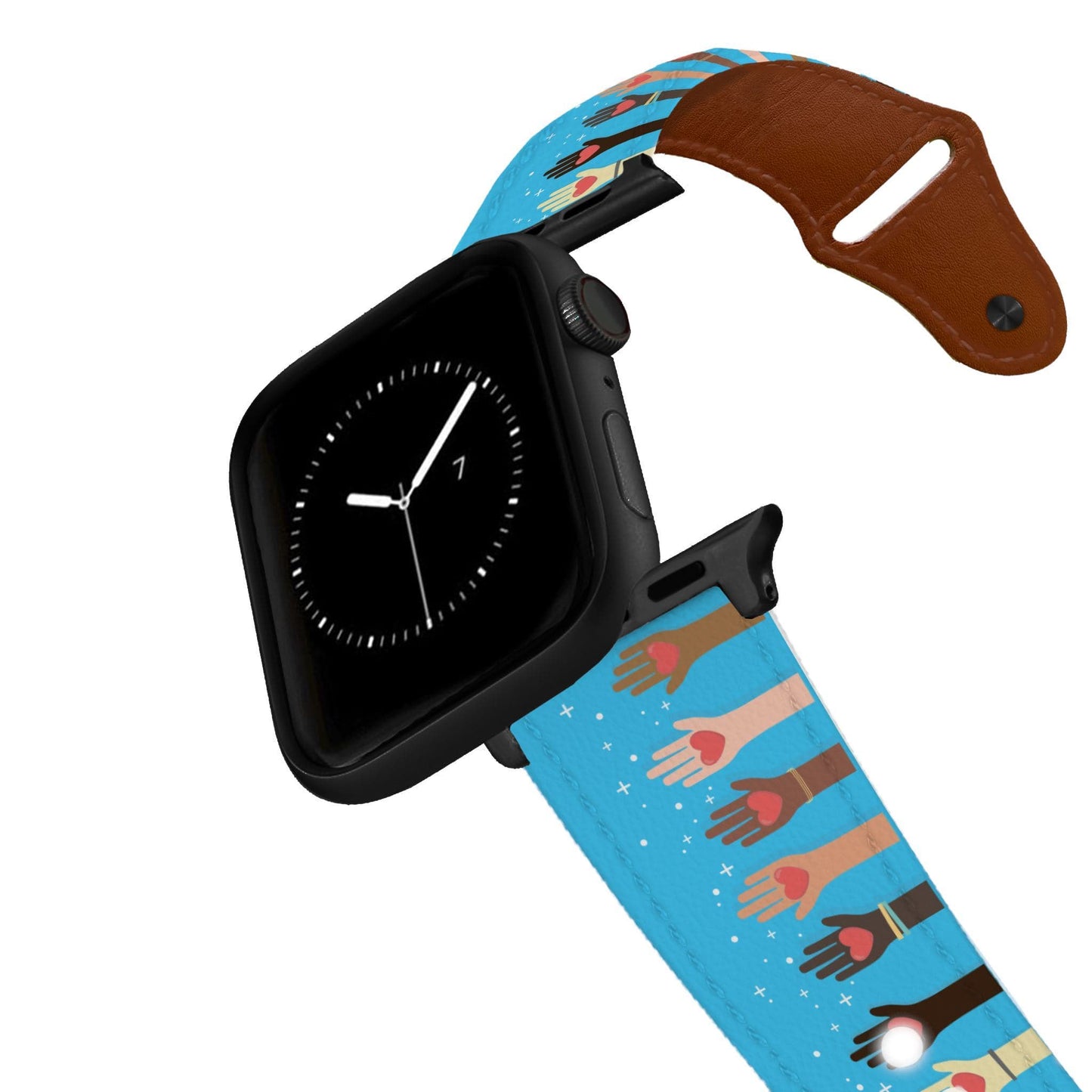 United We Stand Leather Apple Watch Band Apple Watch Band - Leather C4 BELTS