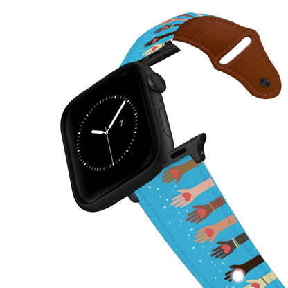 United We Stand Leather Apple Watch Band Apple Watch Band - Leather C4 BELTS