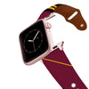 Washington Football Color Block Team Spirit Leather Apple Watch Band Apple Watch Band - Leather C4 BELTS