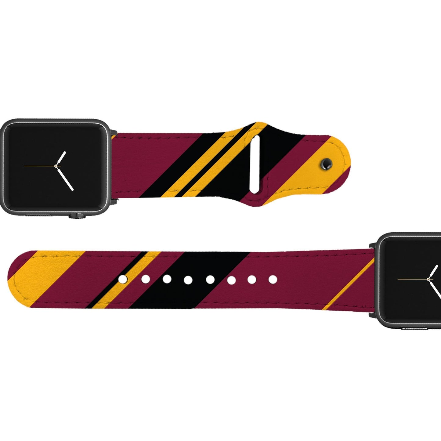 Washington Football Color Block Team Spirit Leather Apple Watch Band Apple Watch Band - Leather C4 BELTS