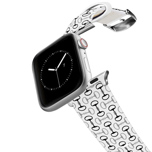 Bits White Apple Watch Band Apple Watch Band C4 BELTS