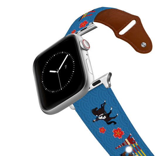 Going For Gold Leather Apple Watch Band Apple Watch Band - Leather C4 BELTS