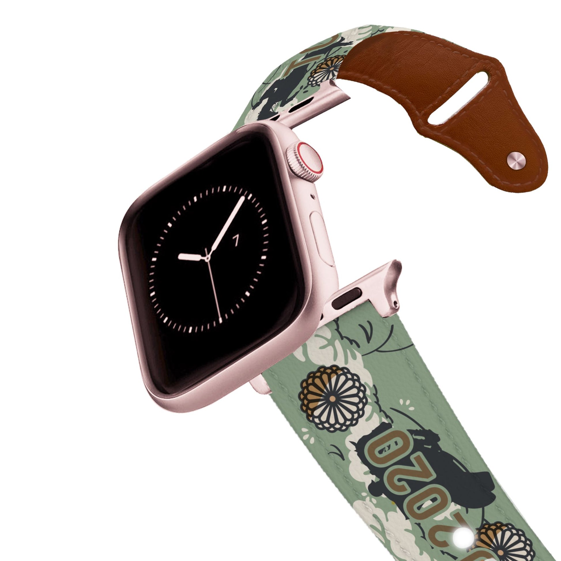 Tokyo Dreams Leather Apple Watch Band Apple Watch Band - Leather C4 BELTS