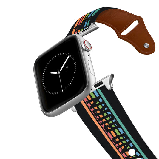 Turn And Burn Leather Apple Watch Band Apple Watch Band - Leather C4 BELTS