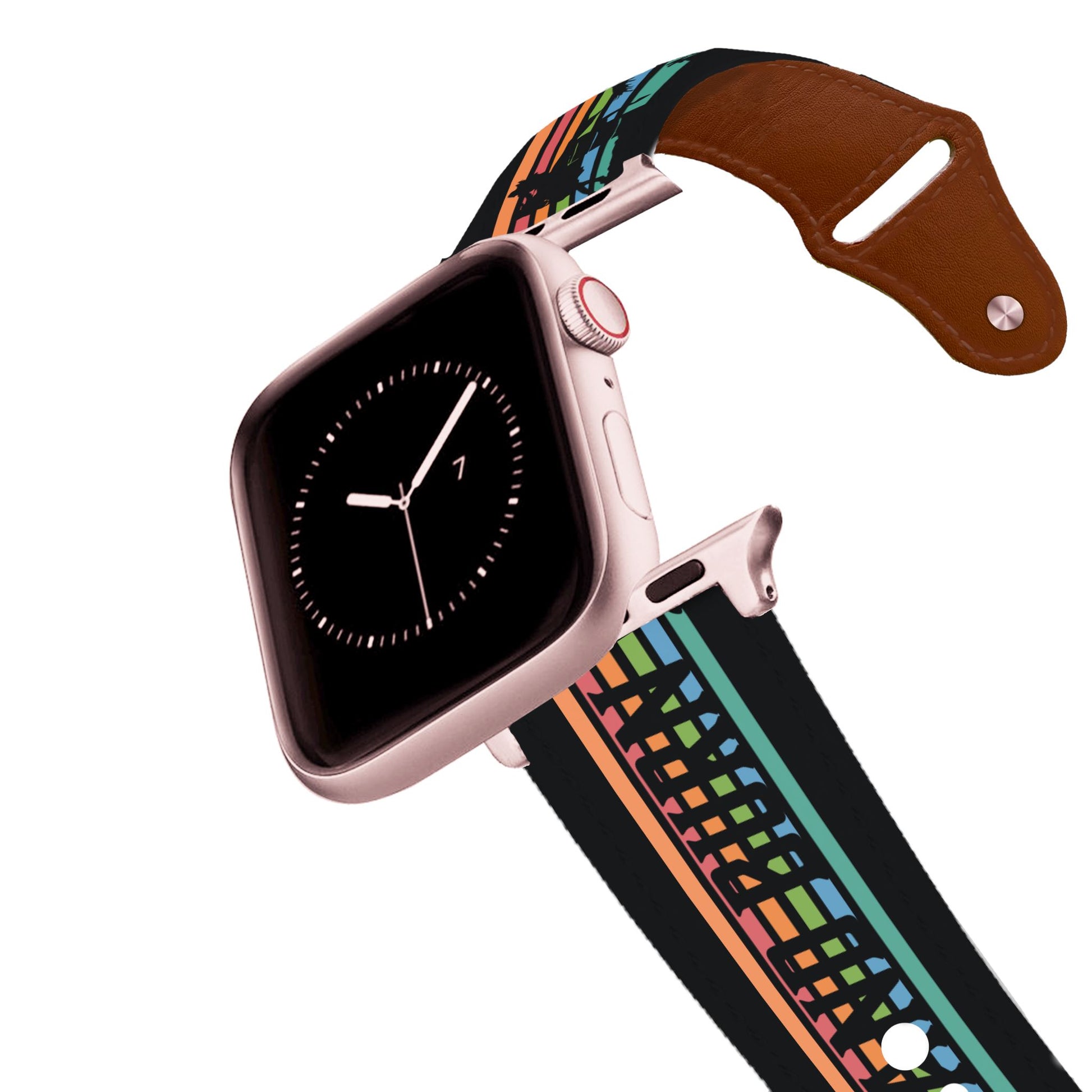Turn And Burn Leather Apple Watch Band Apple Watch Band - Leather C4 BELTS