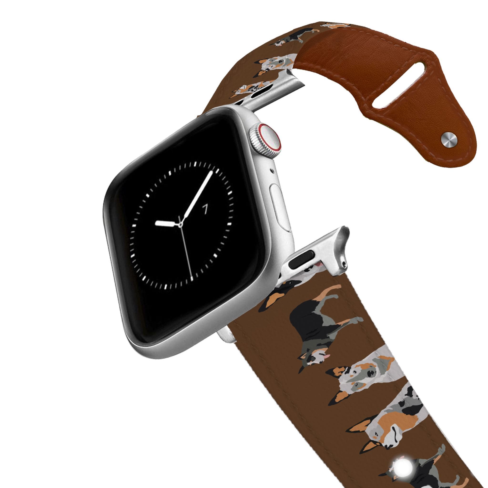 Australian Cattle Dog Leather Apple Watch Band Apple Watch Band - Leather C4 BELTS