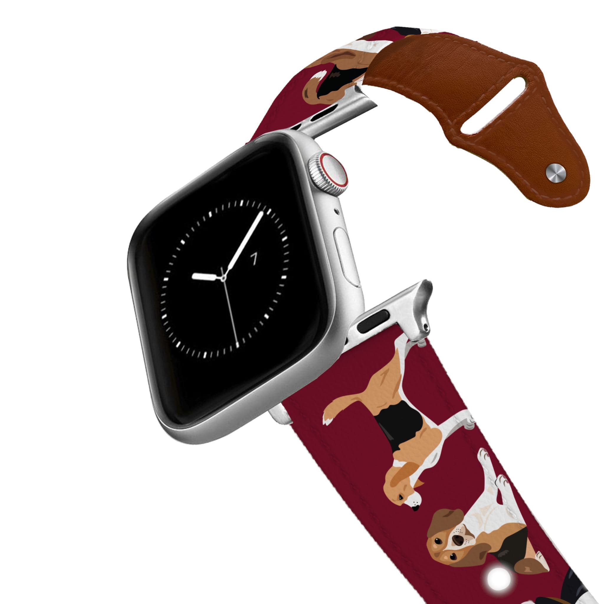 Beagle Leather Apple Watch Band Apple Watch Band - Leather C4 BELTS