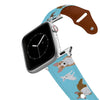 Bull Terrier Leather Apple Watch Band Apple Watch Band - Leather C4 BELTS