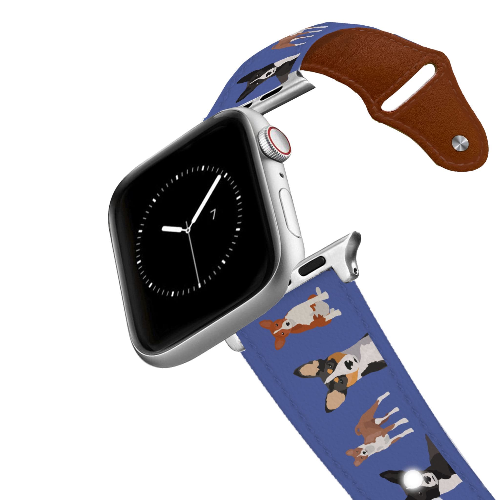 Basenji Leather Apple Watch Band Apple Watch Band - Leather C4 BELTS