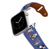 Basenji Leather Apple Watch Band Apple Watch Band - Leather C4 BELTS