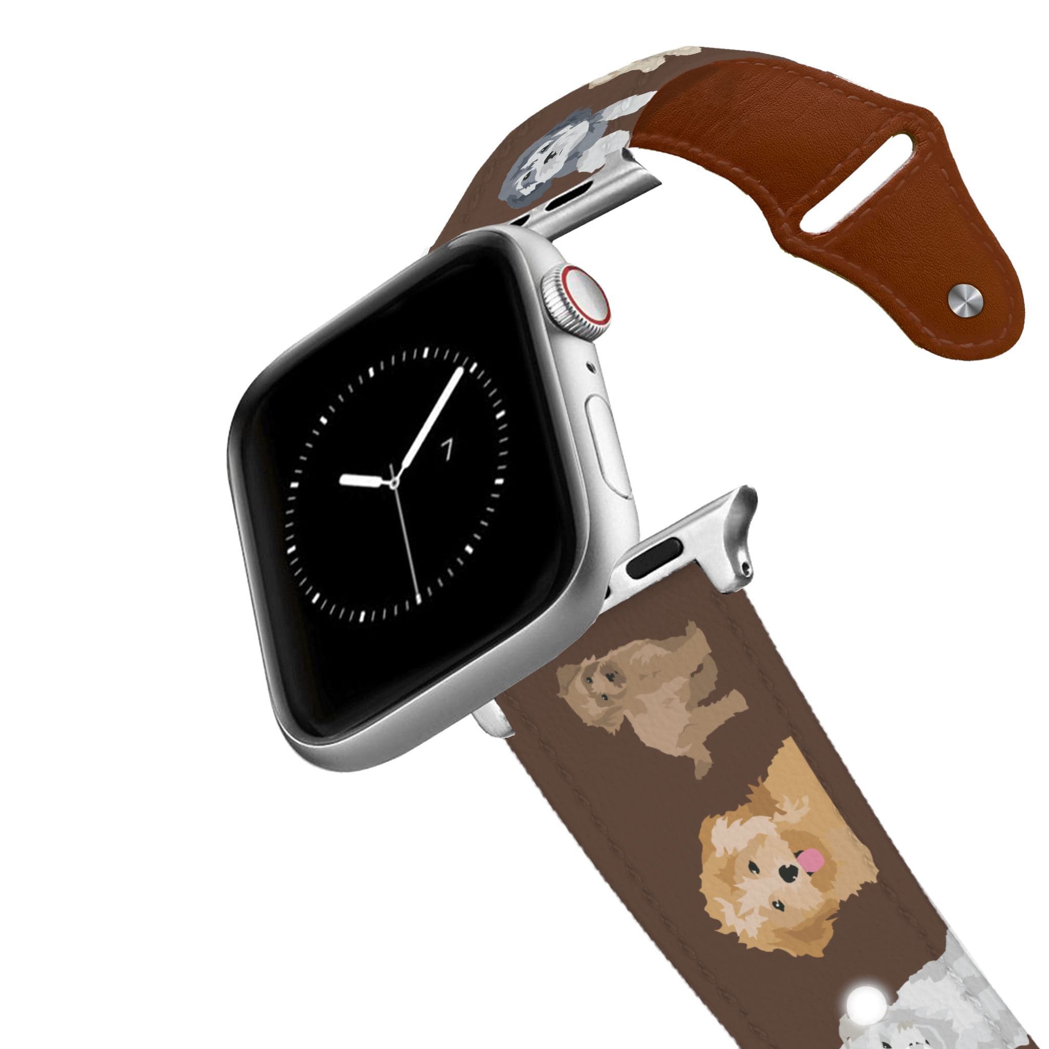 Maltipoo Leather Apple Watch Band Apple Watch Band - Leather C4 BELTS