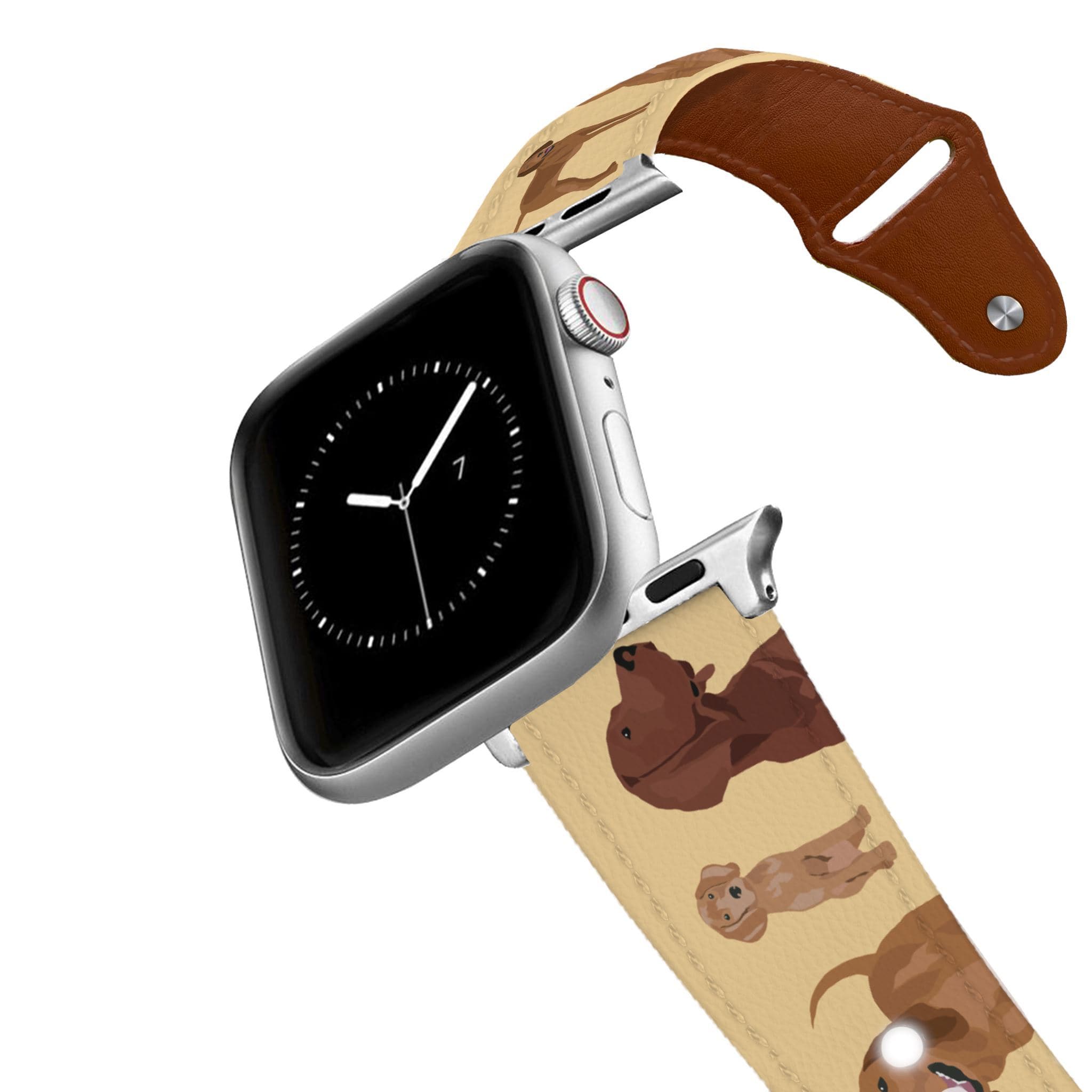 Redbone Coonhound Leather Apple Watch Band Apple Watch Band - Leather C4 BELTS