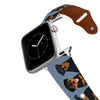 Rottweiler Leather Apple Watch Band Apple Watch Band - Leather C4 BELTS