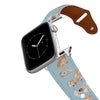 Wheaten Terrier Leather Apple Watch Band Apple Watch Band - Leather C4 BELTS