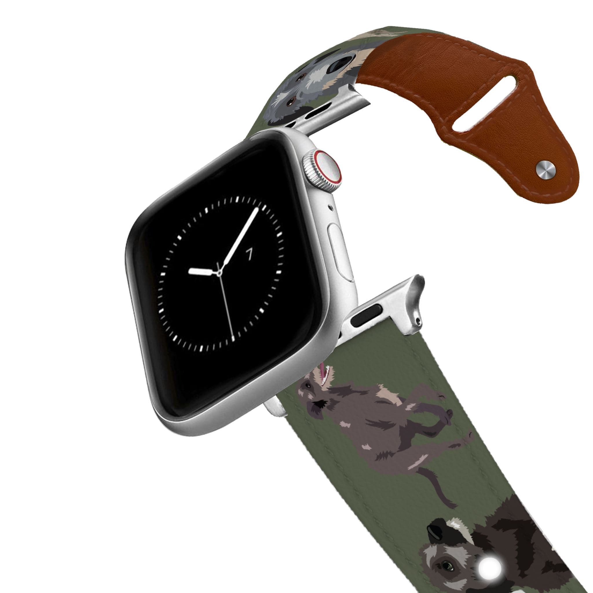 Irish Wolfhound Leather Apple Watch Band Apple Watch Band - Leather C4 BELTS