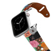 Dog Party Leather Apple Watch Band Apple Watch Band - Leather C4 BELTS
