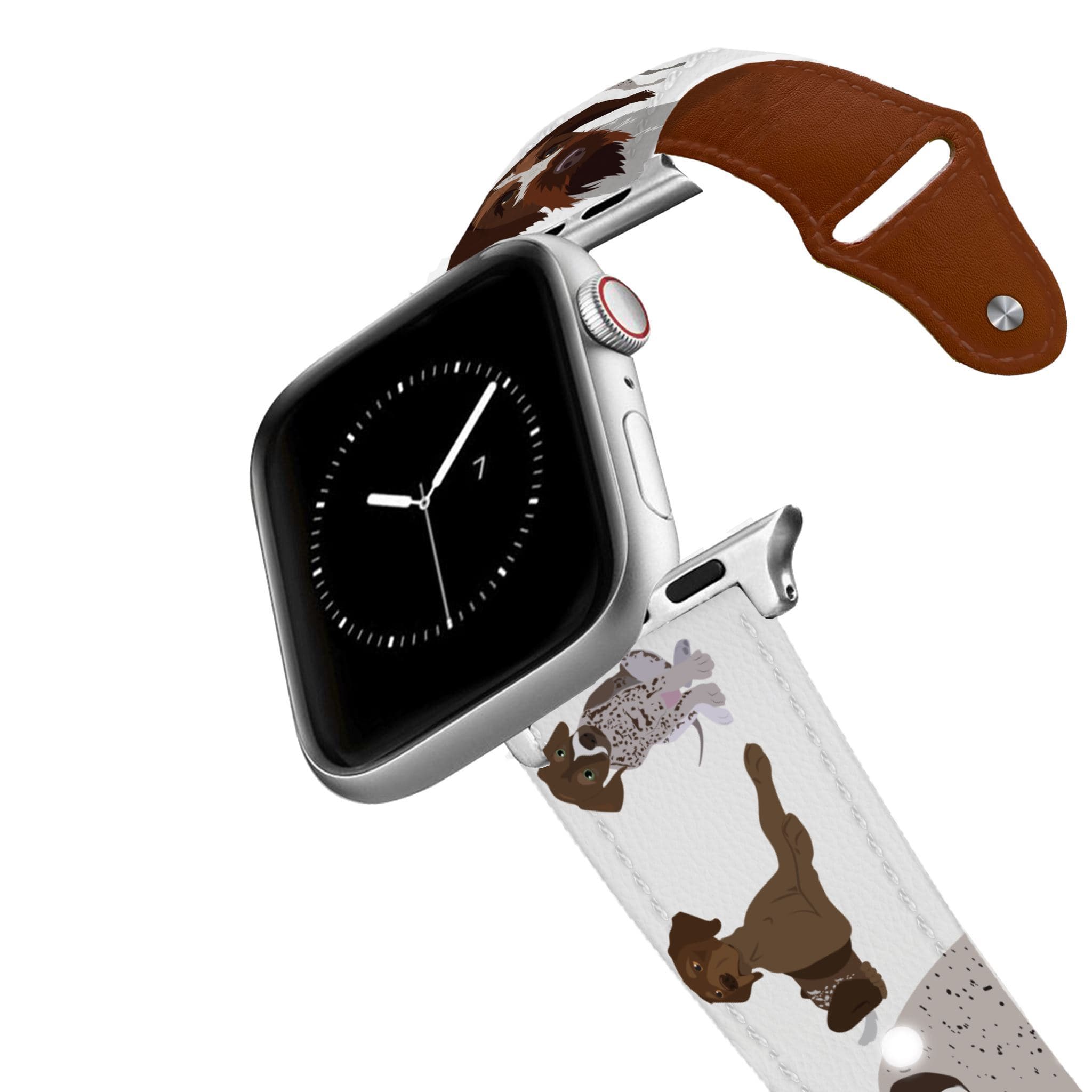 German Shorthaired Pointer Leather Apple Watch Band Apple Watch Band - Leather C4 BELTS