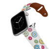 Donuts Leather Apple Watch Band Apple Watch Band - Leather C4 BELTS